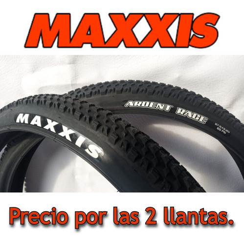 Imagen 1 de 8 de 2 Llantas Maxxis Ardent Race 27.5*2.20. Talón Convencional.
