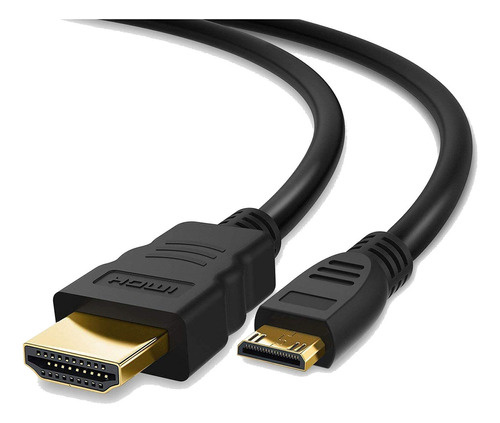 Cable Hdmi A Mini Hdmi 1.50 Metros Full Hd Dorado 1080p