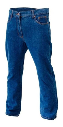Pantalon Jeans De Trabajo Mezclilla Prelavado