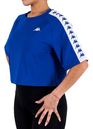 Imagen 2 de 3 de Remera Kappa Authentic T- Shirt Azul