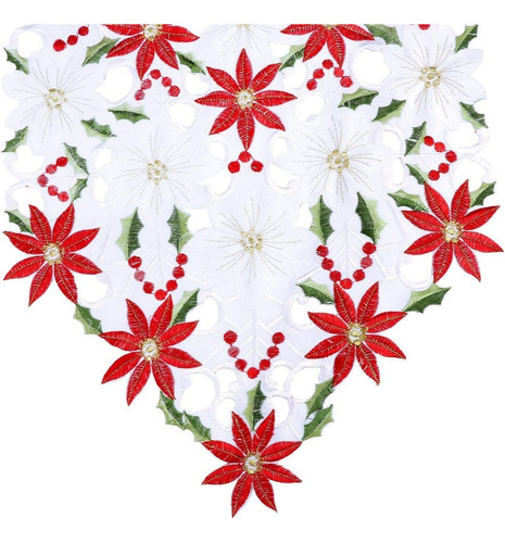 Our Warm - Camino De Mesa De Navidad Bordado De 15 X 70 PuLG