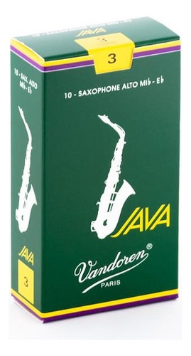 Caña Vandoren Java Para Saxo Alto Dureza / número Nº 3