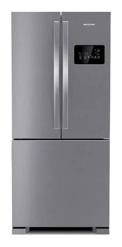Geladeira Frost Free French Door Inverter Inox Brastemp BRO85AK