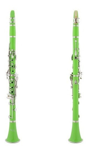 Clarinete Matrix Verde Con Estuche Bb 17 Llaves Estudio