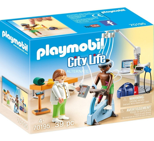 Playmobil City Life 70195 - Fisioterapeuta Sala Kinesiologia