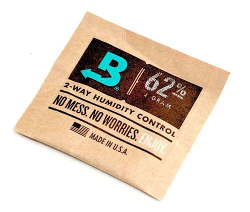 Boveda 62% 4gr Regulador Control Humedad Curado - Up! Grow