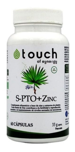 Saw Palmetto + Zinc. Touch Of Synergy (60 Caps)