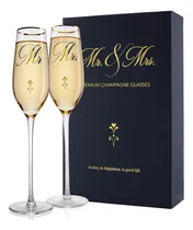 Comprar Practico Copas Para Brindis De Novios Con Estampado Dorado
