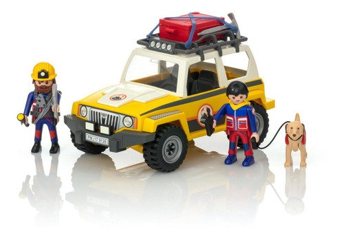 Playmobil 9128 Vehiculo Rescate De Montaña - Intek Original