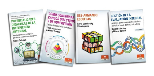 Gestión Escolar Docentes Combo 4 Libros (ne)