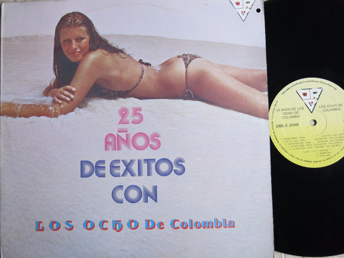 Vinyl Vinilo Lp Acetato Los Ocho De Colombia Salsa Tropical