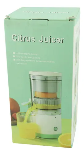 Exprimidor De Naranja Recargable Usb Extractor Portátil