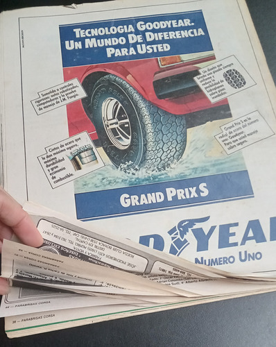 Revista Corsa 995 1985 Reutemann Lámina Motocross Fiat 3/7 (Usado)