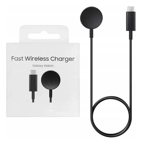Carregador magnético USB - C para Samsung Galaxy Watch - Cor: preto