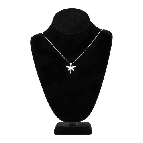 Dije Libélula Plata 925 + Cadena Plata 925 Zirconia