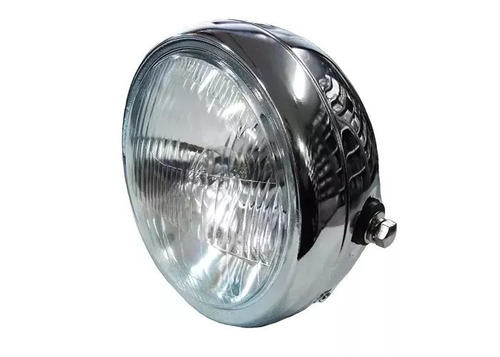 Farol Completo Bloco Ótico Aro Carcaça Suzuki Intruder 125