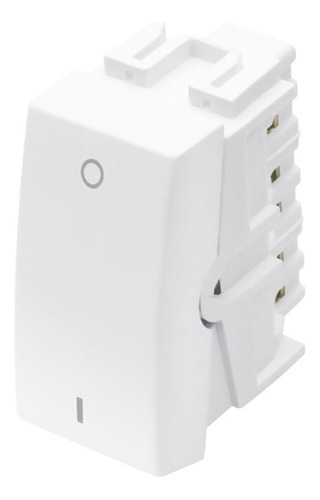 Módulo Interruptor Bipolar Simples Habitat 10a 250v Branco