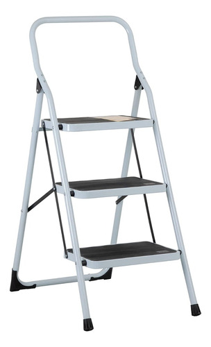 Escalera Plegable Blanca De 3 Tramos Mod #e