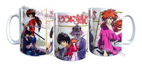 Pocillo Samurai X Mug Rurouni Kenshin Vasos Anime, Series