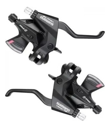Palancas Manilares Shimano St-m310 8vel Color Negro