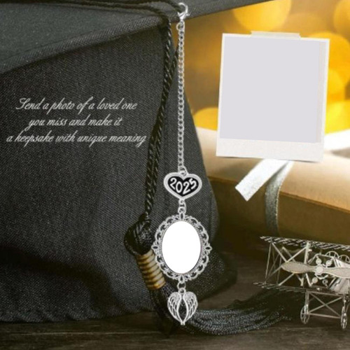 Graduando Tassel Photo Charm, Tassel Memorial Para ,