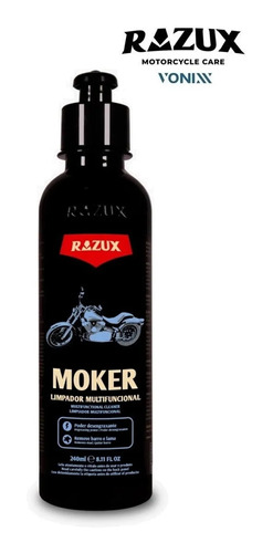 Moker Razux 240ml Shampoo Automotivo Remove Barro Lama Graxa