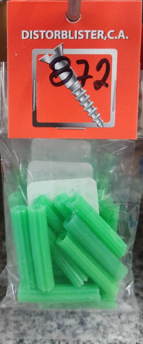 Ramplug Plastico Verde #8-1/4