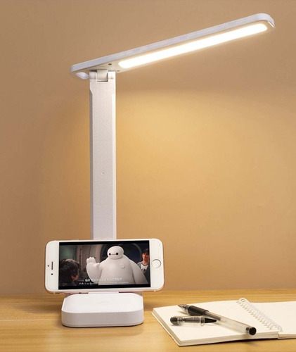 Imagen 5 de 7 de Lámpara Escritorio Led Táctil Plegable Recargable Usb Bl1269