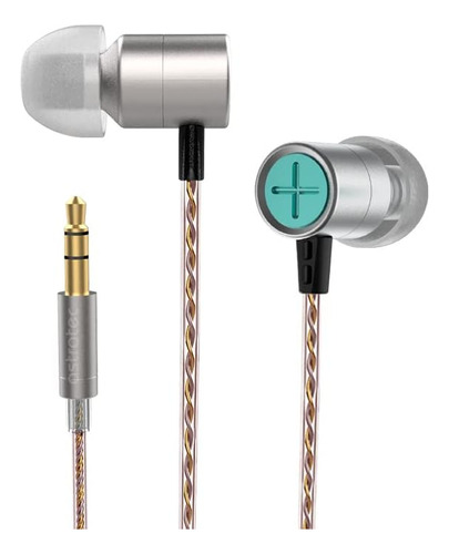 Auriculares Keephifi, Plateados/con Cable/audio Hd