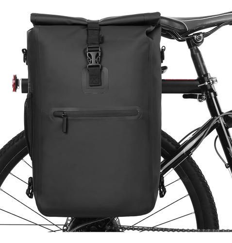 Alforja Impermeable Para Bicicleta 3en 1 Bolsa Trasera Bolso