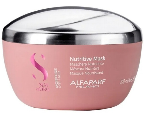 Mascara Alfaparf Semi Di Lino Moisture Dry Nutritiva 200ml