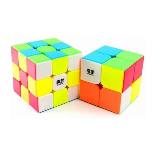 Pack 2 Cubos Tipo De Qiyi 2x2, 3x3