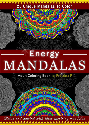 Libro Para Colorear De Mandalas De Energa Para Adultos, Rsti