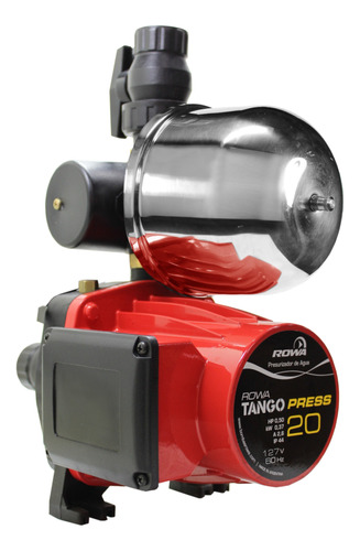 Bomba Rowa Press 20 Prezurizadora Para Tanque Cisterna O Tomar De La Red - 1,9 Bar - 0,5 Hp