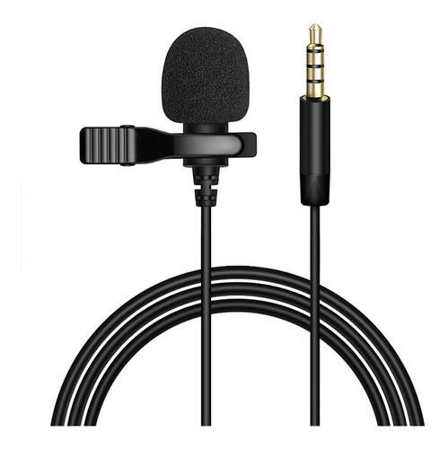 Mini Microfone Lavalier H'maston Profissional Plug P2