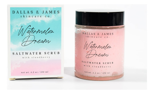 Dallas & James Skincare Co. Exfoliante De Agua Salada Water.