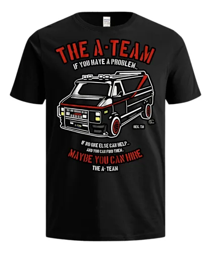 Camiseta The A-team Los Magnificos Serie Black