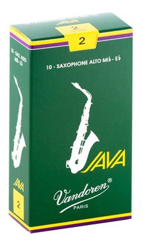 Cañas Para Saxo Alto Vandoren Java N2 Pack X5u.