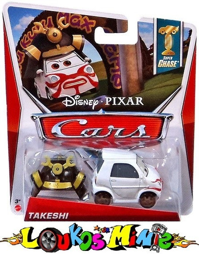 Disney Cars 2 Takeshi Super Chase 4000 Un. Original Mattel 