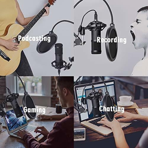 Usb Streaming Podcast Pc Micrófono, Sudotack Professional 1