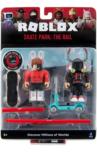 Muñecos Roblox Set X2 Skate Park Y Site 76 Original