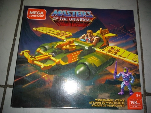 Mega Bloks He-man Wind Raider Attack 198 Piezas En Caja