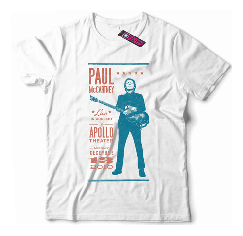 Remera Paul Mccartney The Apollo Theater Rp8 Dtg Premium