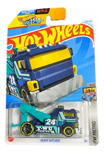 Hot Wheels Heavy Hitcher Metro 2/10 - Blue 1:64 Scale Die-Cast Car