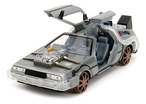 Jada 34996 1:24 Bttf Part Iii A Time Machine W Light ( Rail