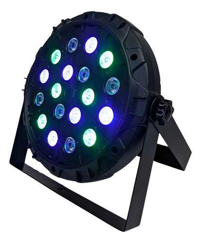 Luz Protón 18 Led Rgb Audioritmico Eventos Dmx Profesional 