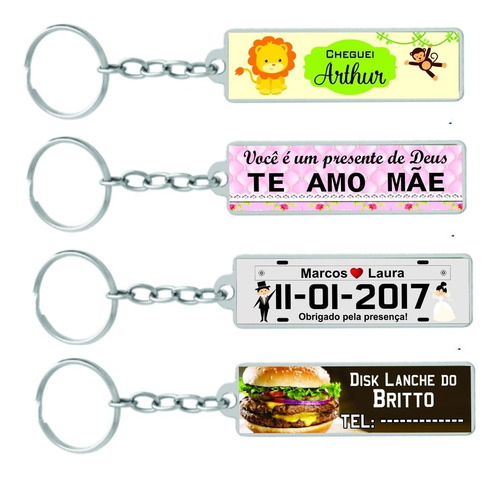 250 Chaveiro Metal Placa, Casamento Dia Das Mães Aniversário