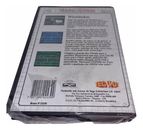 Wimbledon Sega Master System
