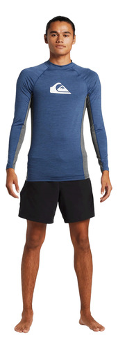 Rashguard Quiksilver Playa Hombre Aqywr03142-bylh Azul