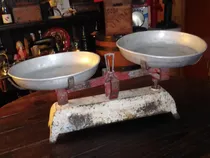 Comprar Antigua Balanza De Dos Platos Decoración